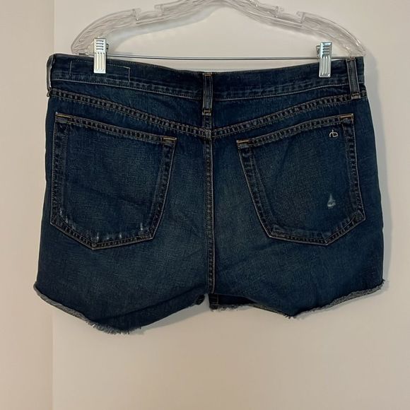 Rag & Bone distressed short cut off jean short size 28 - Picture 2 of 5